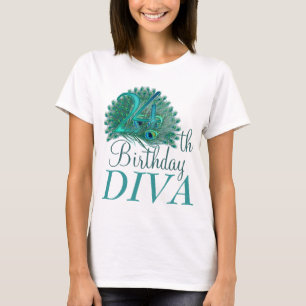 Camisetas de la diva del cumpleaños