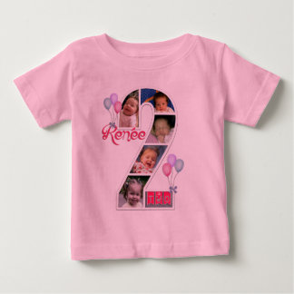 Camisetas de la edad y del número de la foto
