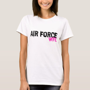 Camisetas de la esposa de la fuerza aérea