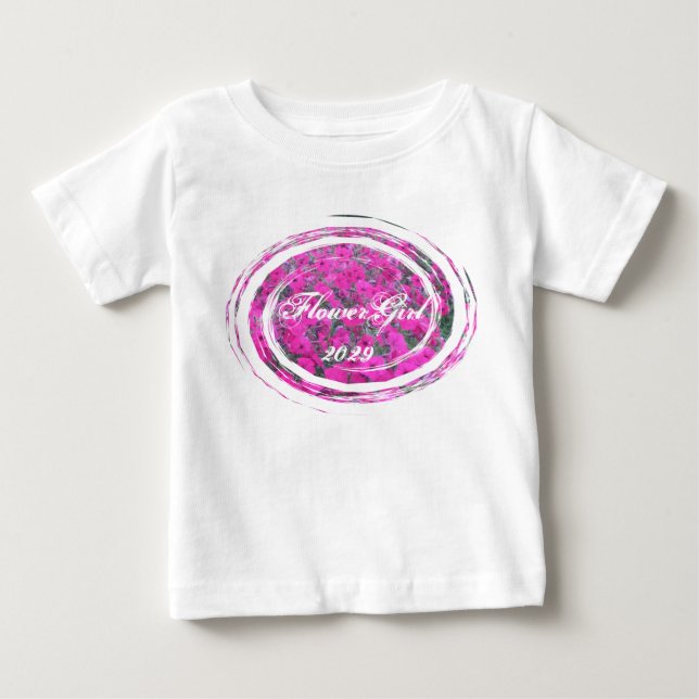 Camisetas de la fiesta de la boda 2010 de Petunias (Anverso)