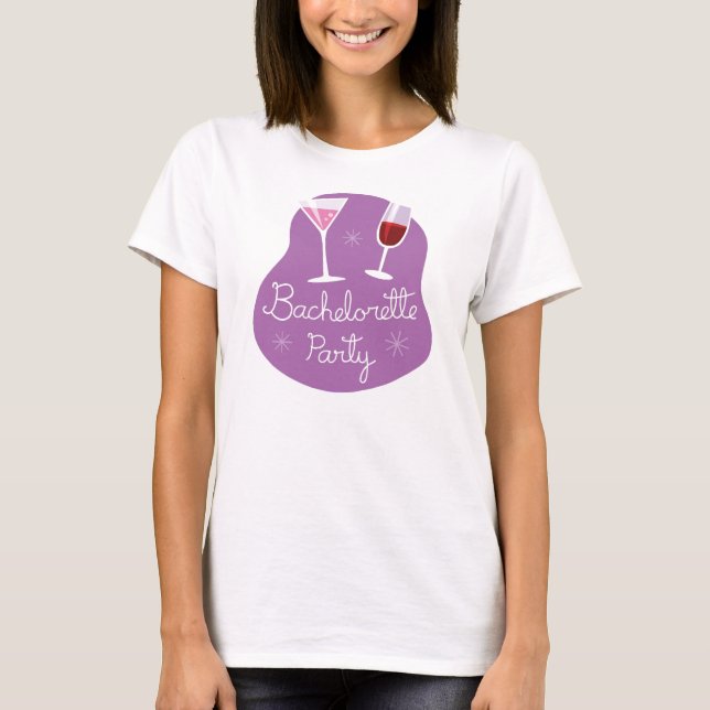 Camisetas de la fiesta de la soltera (Anverso)