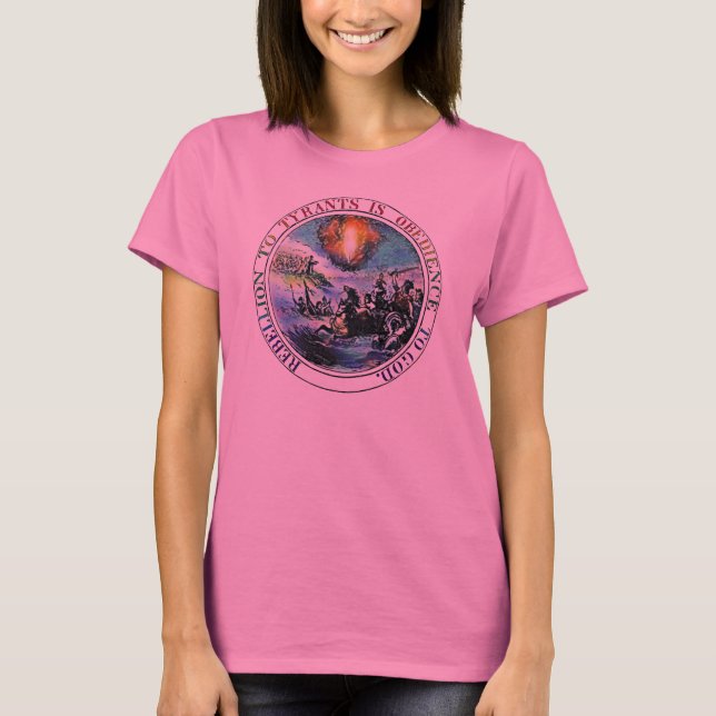 Camisetas de la fiesta del té (Anverso)