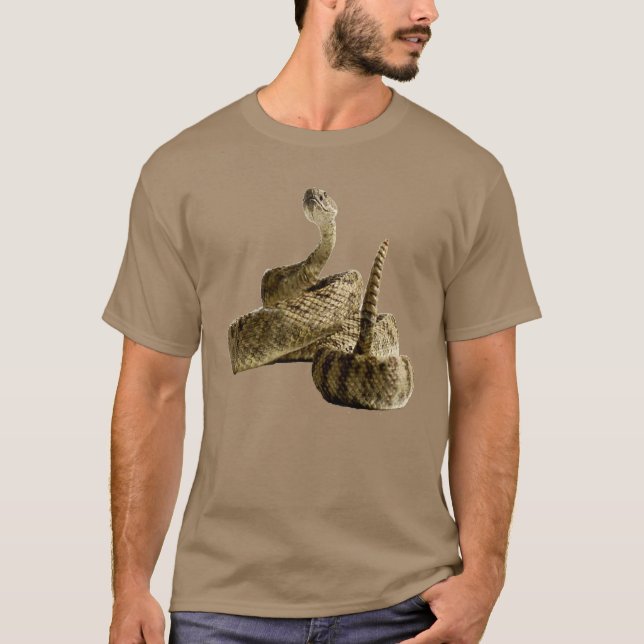 Camisetas de la foto de la serpiente de la (Anverso)