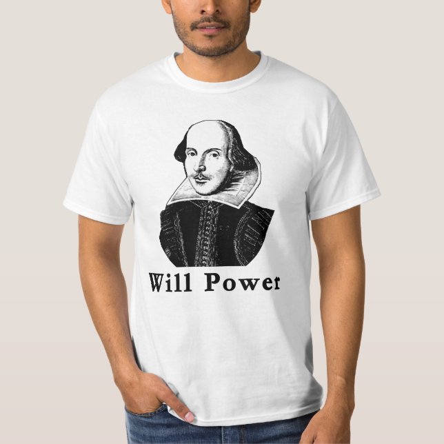 Camisetas de la FUERZA DE VOLUNTAD de William (Anverso)