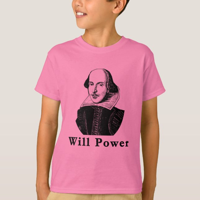 Camisetas de la FUERZA DE VOLUNTAD de William (Anverso)