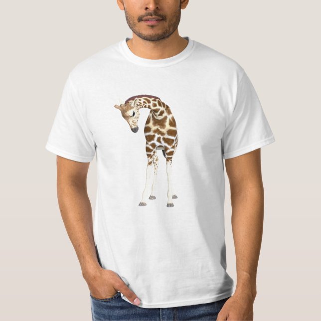 Camisetas de la jirafa africana (Anverso)