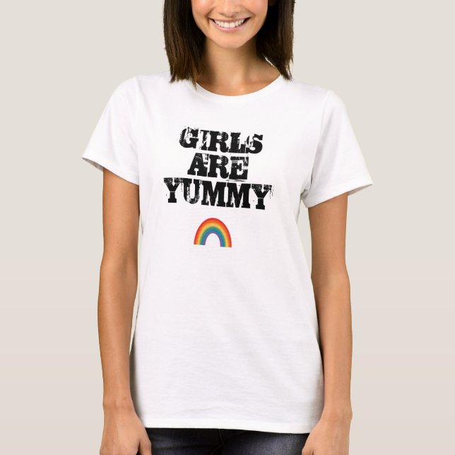CAMISETAS DE LA LESBIANA DE LA DIVERSIÓN (Anverso)