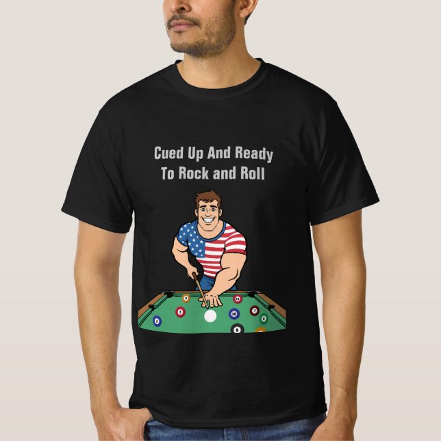 Camisetas de la Liga de Equipos de Billar (Anverso)