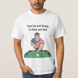 Camisetas de la Liga del Equipo del Tema de Billar