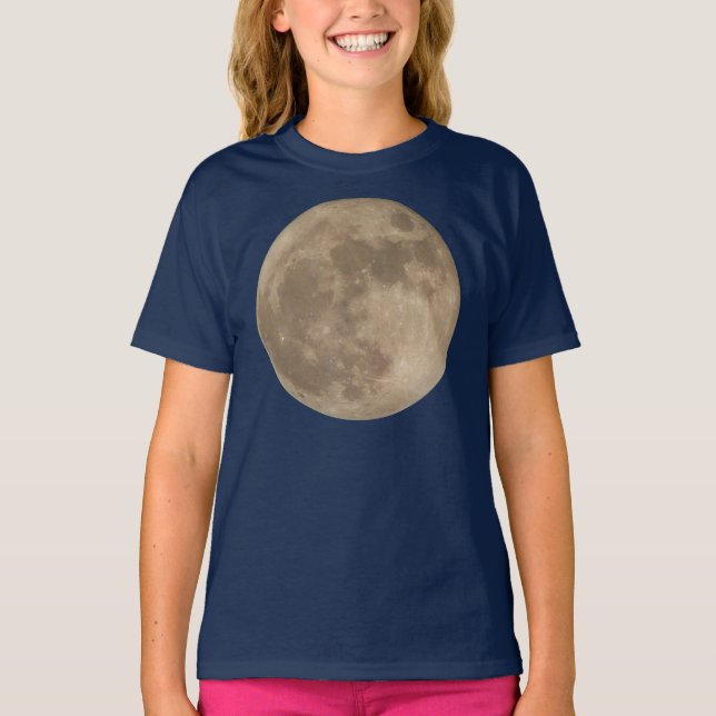 Camisetas de la Luna Llena de la camisa de la luna (Anverso)
