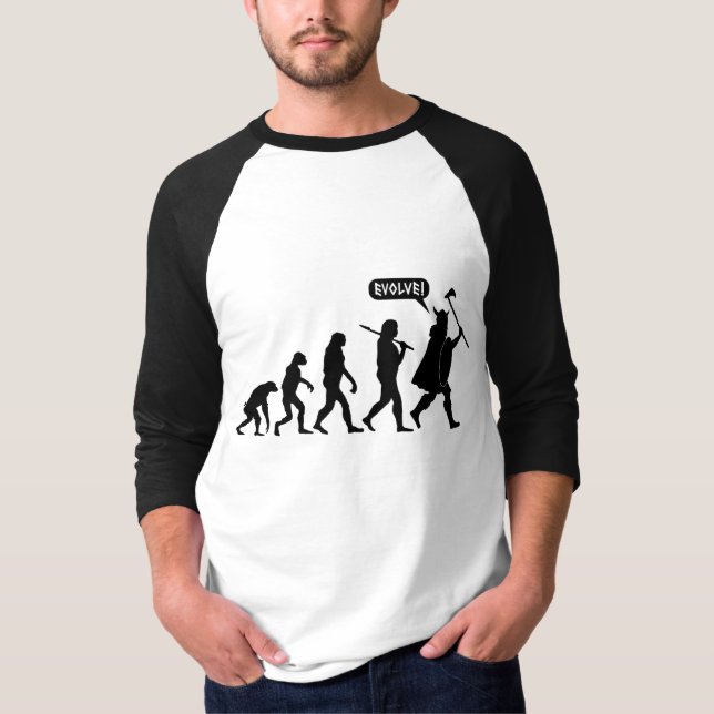 Camisetas de la luz de la evolución de Viking (Anverso)