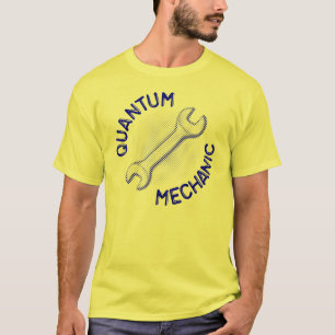Camisetas de la luz del mecánico de Quantum