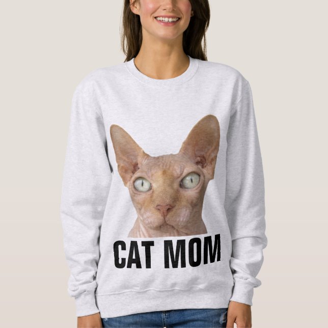 Camisetas de la MAMÁ CAT SPHYNX (Anverso)