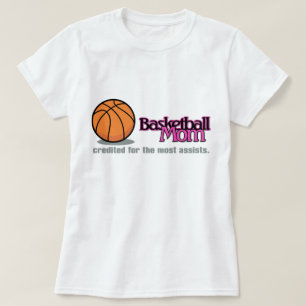 Camisetas de la mamá del baloncesto