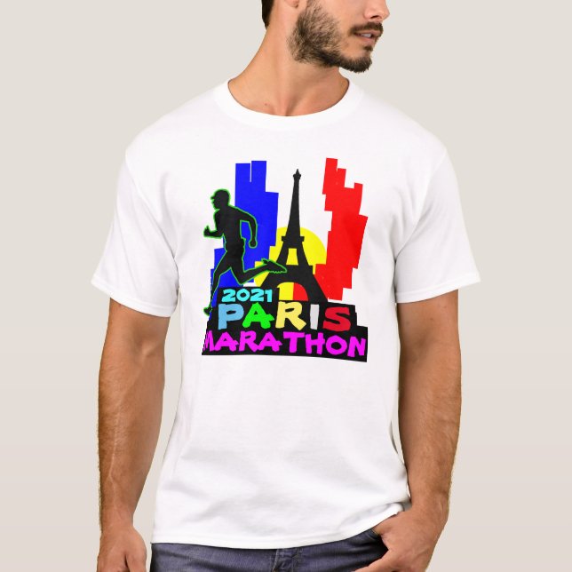 Camisetas de la maratón de París (Anverso)