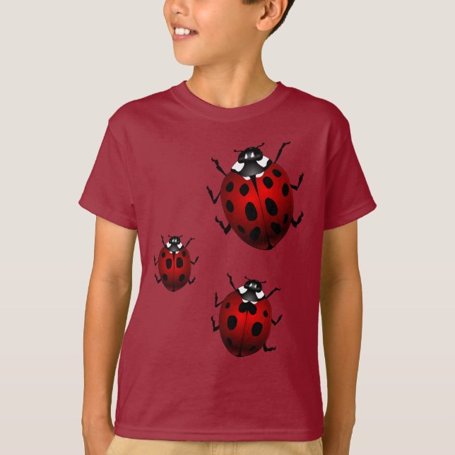 Camisetas de la mariquita de la camiseta de las (Anverso)