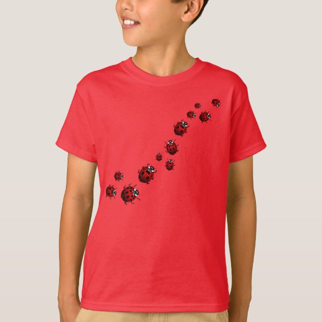 Camisetas de la mariquita de la mariquita de las (Anverso)