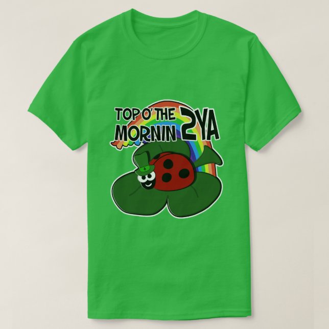 Camisetas de la mariquita del día de St Patrick (Diseño del anverso)