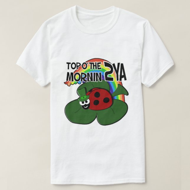 Camisetas de la mariquita del día de St Patrick (Diseño del anverso)