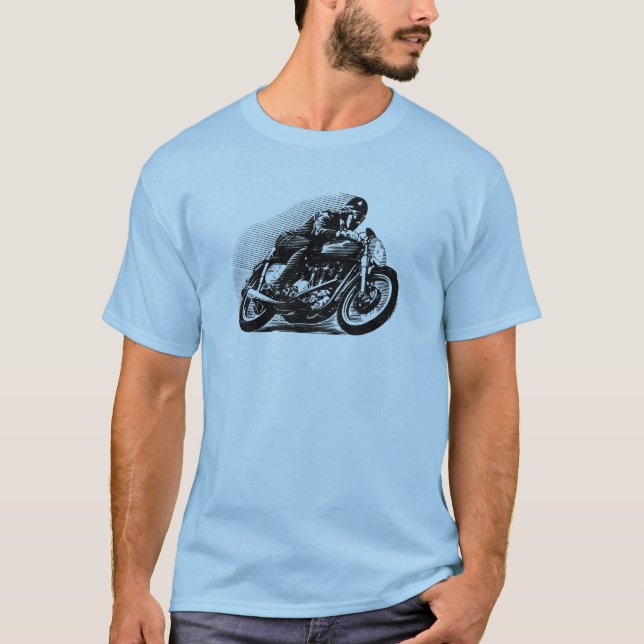 Camisetas de la motocicleta del vintage - (Anverso)