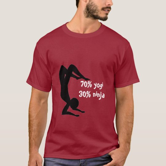 Camisetas de la oscuridad de Ninja de la yogui