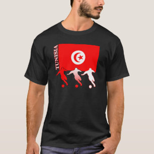 Camisetas de la oscuridad de Túnez del fútbol