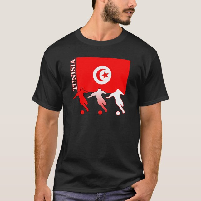 Camisetas de la oscuridad de Túnez del fútbol (Anverso)