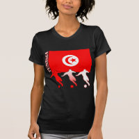 Camisetas de la oscuridad de Túnez del fútbol