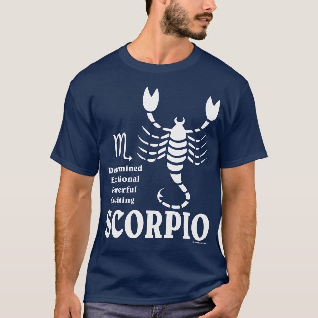 Camisetas de la oscuridad del escorpión (Anverso)