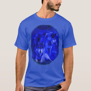 Camisetas de la oscuridad del lobo de los lobos