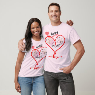Camisetas de la pareja de amor coincidentes Set va