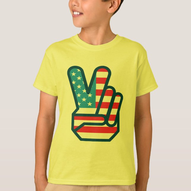 Camisetas de la paz de los niños y regalos de los (Anverso)