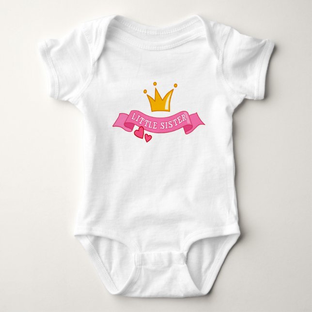 Camisetas de la pequeña hermana princesa (Anverso)