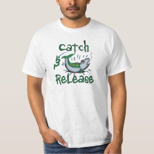 Camisetas de la pesca de la captura y del