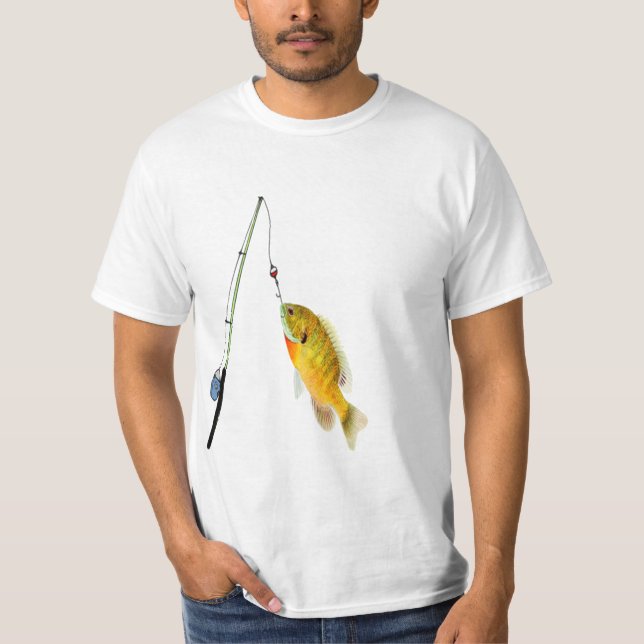camisetas de la pesca para los hombres divertidos (Anverso)