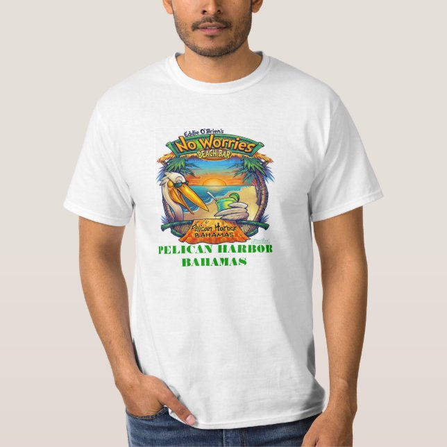 CAMISETAS DE LA PLAYA - PUERTO BAHAMAS DEL (Anverso)