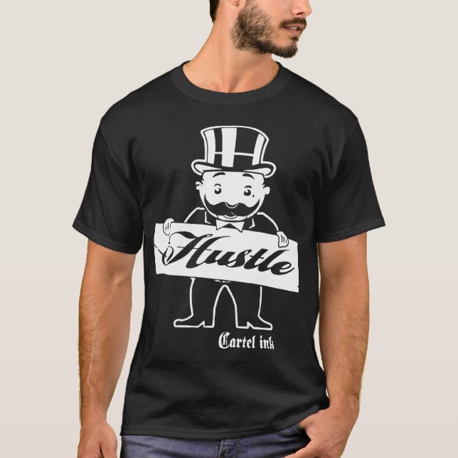 Camisetas de la prisa del hombre del monopolio de (Anverso)