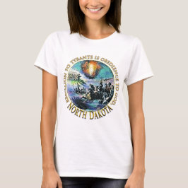 Camisetas de la rebelión de Dakota del Norte
