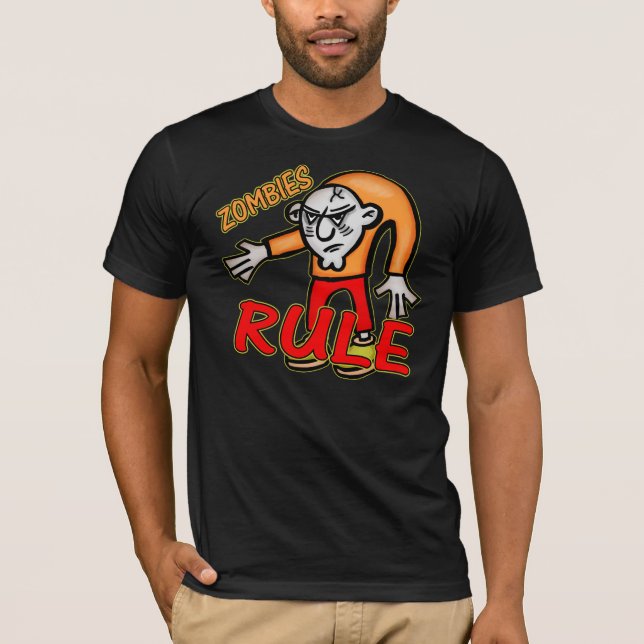 Camisetas de la regla de los zombis (Anverso)