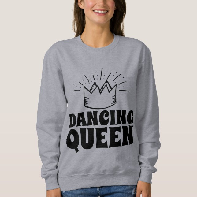 Camisetas de la Reina bailando teñido de camiseta (Anverso)