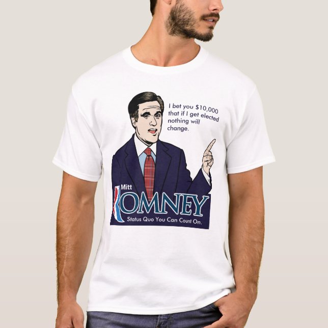 Camisetas de la sátira de Romney (Anverso)