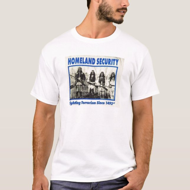 Camisetas de la seguridad de patria del nativo (Anverso)