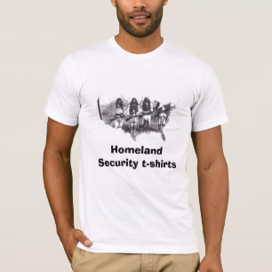 Camisetas de la seguridad de patria del nativo