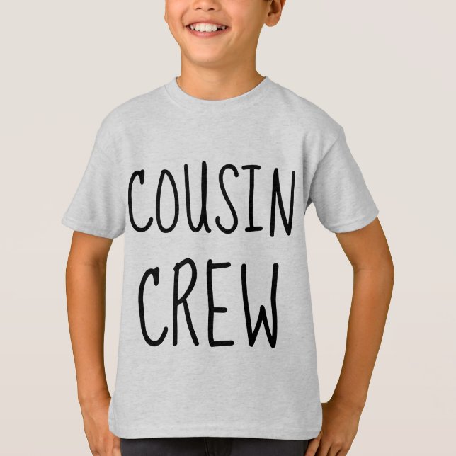 CAMISETAS DE LA TRIPULACIÓN DE COUSIN (Anverso)