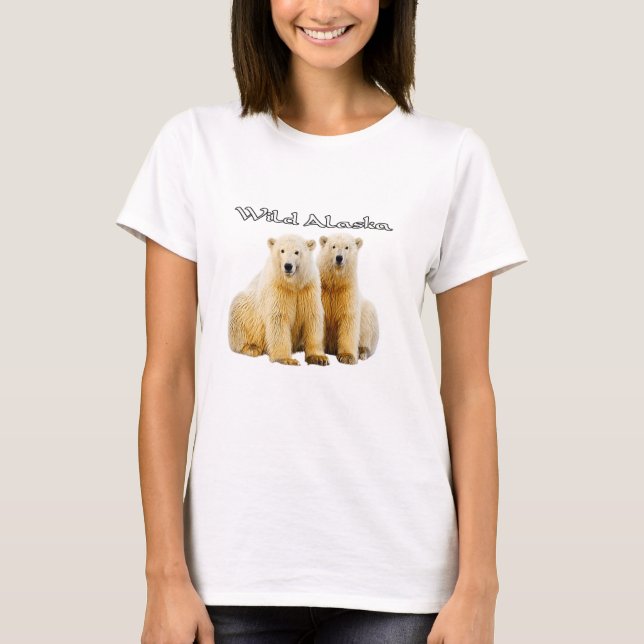 Camisetas de la vida silvestre de Alaska (Anverso)