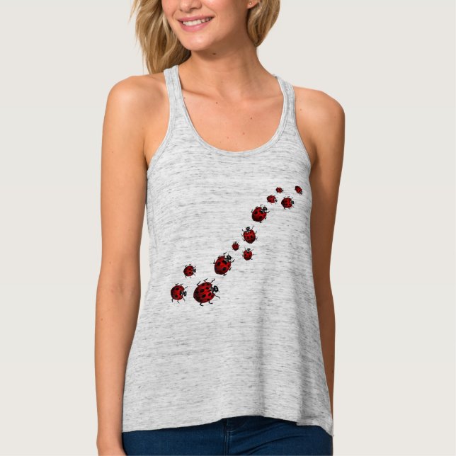 Camisetas de Ladybug Lady's Tank Top Ladybug Shirt (Anverso)