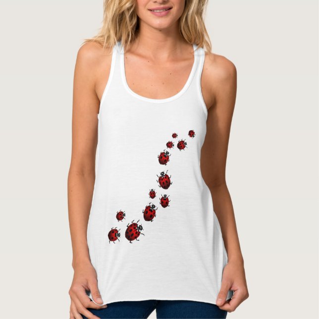 Camisetas de Ladybug Lady's Tank Top Ladybug Shirt (Anverso)