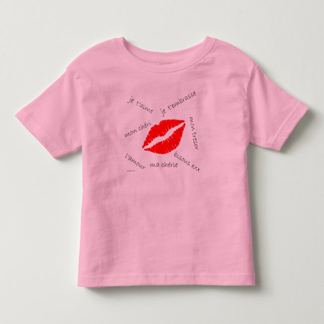 Camisetas de L'amour Retro Toddler (Anverso)