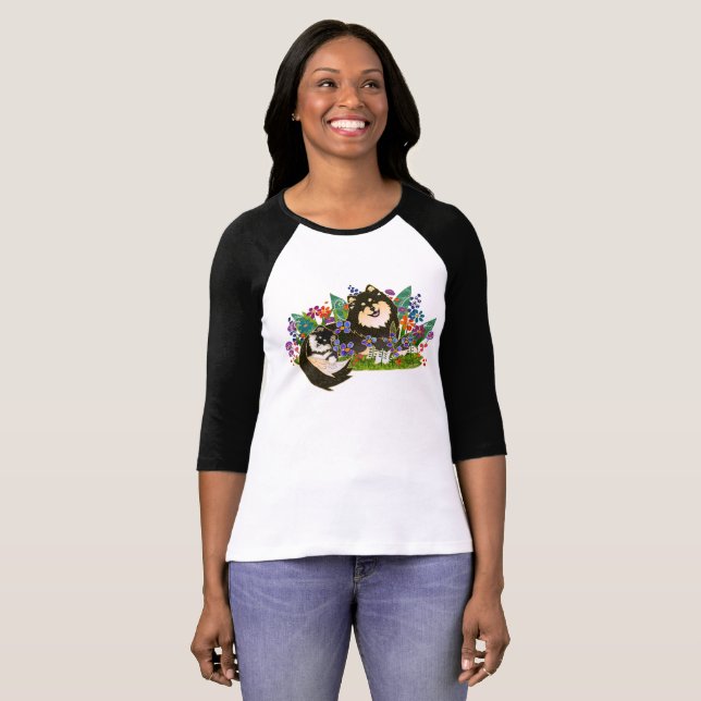 CAMISETAS de Lapphund finlandeses BINDI elegir est (Anverso completo)