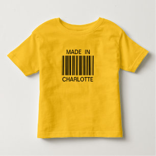 Camisetas de las ciudades de la clave de barras